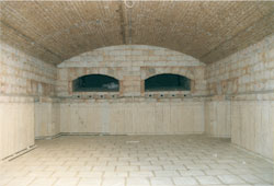 Refractory lined furnace